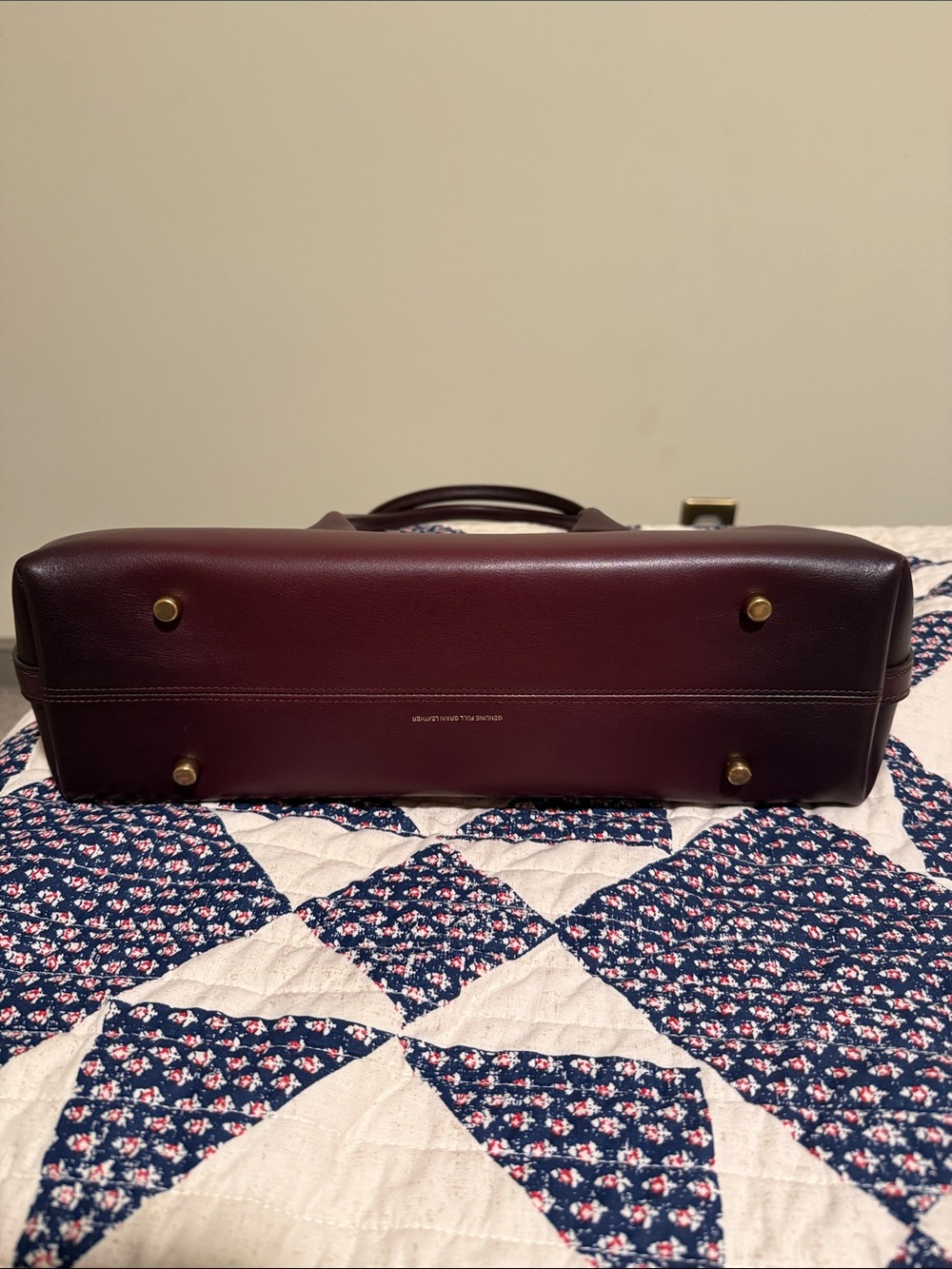 COACH Empire 34 in Merlot EUC - Picture 5 of 11